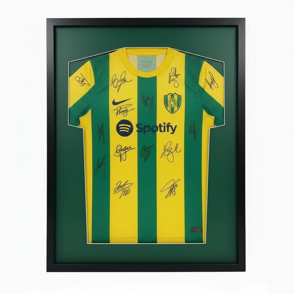 Yetişkin (S/M/L) Futbol Forması, Tek Paspartulu, Siyah Çerçeveli