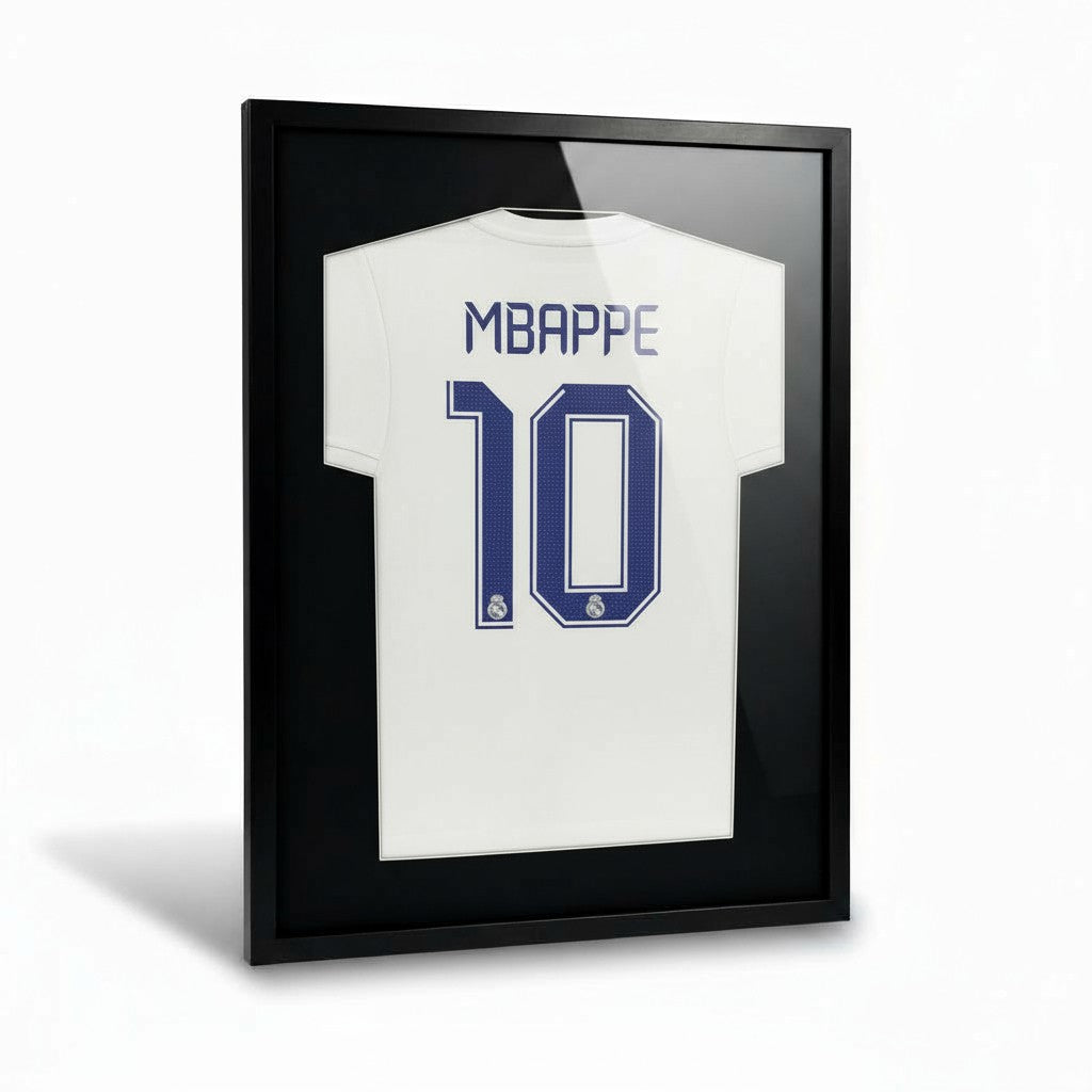 Yetişkin (S/M/L) Futbol Forması, Tek Paspartulu, Siyah Çerçeveli